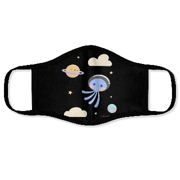 Discover Cute Friends In The Space Face Masks