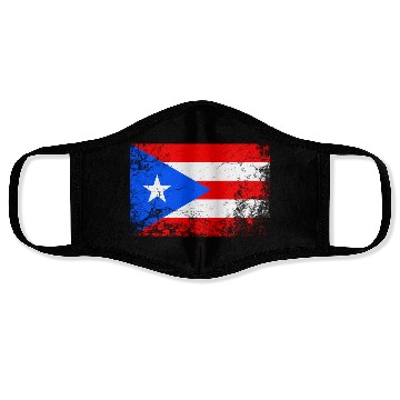 Discover Puerto Rico National Flag Face Masks