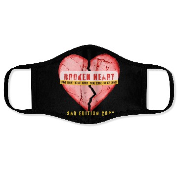 Discover 0ne design express a Sad loves-tory Face Masks