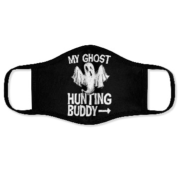 Discover My Ghost Hunting Buddy Ghost Hunter Face Masks