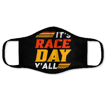 Discover It's Race Day Y'All Face Masks