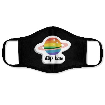 Discover Stop hate - Pride - rainbow Face Masks