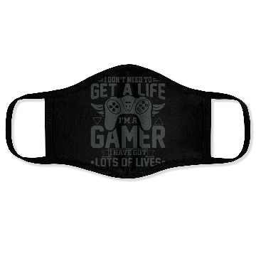 Discover Gamer Gaming Gamble Computer Game Controller Face Masks