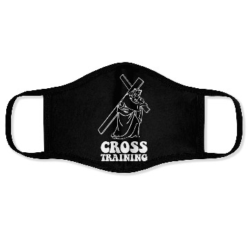 Discover Cross Training Funny Jesus Face Masks