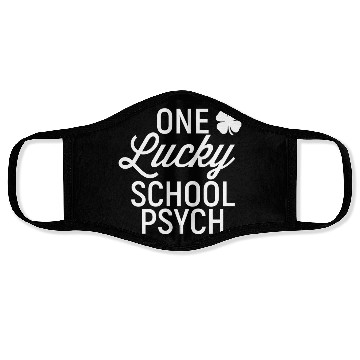 Discover School Psychologist 80s green Face Masks