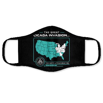 Discover Cicada Invasion Coming To These States In Us Map Face Masks