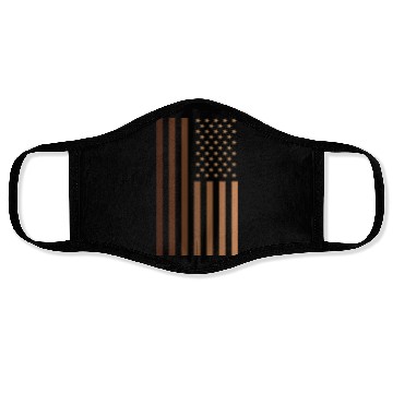 Discover Melanin Usa Flag Face Masks
