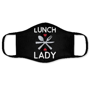 Discover Lunch Lady hipster nature Face Masks