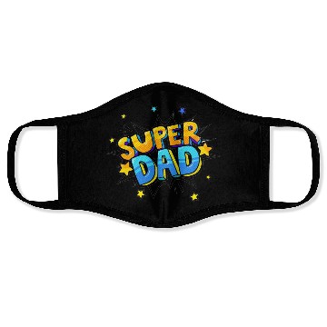 Discover Super dad Face Masks