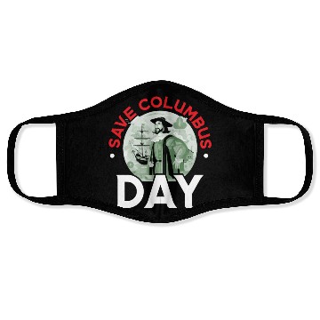 Discover Christopher Columbus Italian American Columbus Day Face Masks