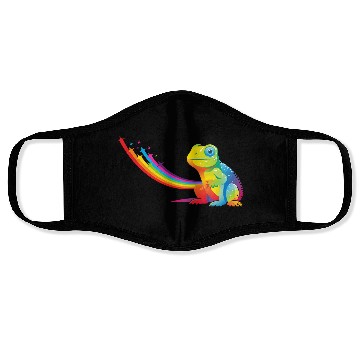 Discover Gay Pride Gecko Face Masks