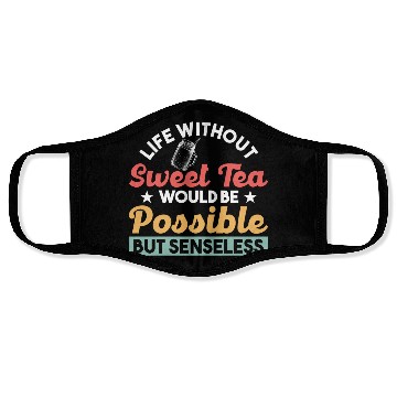 Discover Southern Country Ice Tea Tea Lover Sweet Tea Face Masks