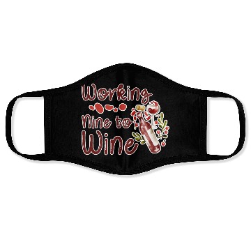 Discover Working Nine To Wine 2 Face Masks