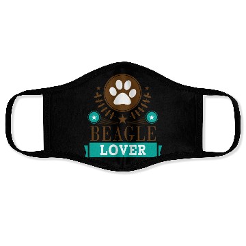 Discover Beagle Dog Lover 2 Face Masks