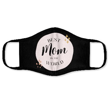 Discover Best Mom In The World hippie Face Masks