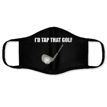 Discover Golf I d Tap That Golf Cool Face Masks