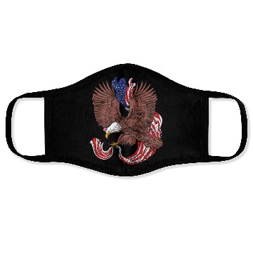 Discover America Eagle USA Patriots American Pride Face Masks