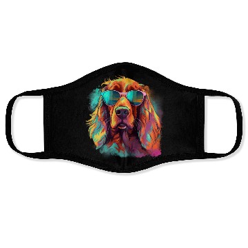 Discover Irish Red Setter Dog Dog Breed for a Irish Red Face Masks
