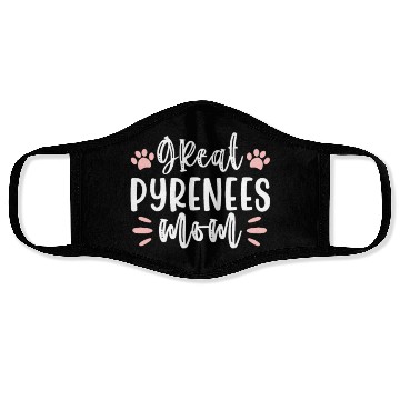 Discover Great Pyrenees Mom Face Masks