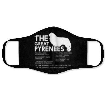 Discover The Great Pyrenees Face Masks