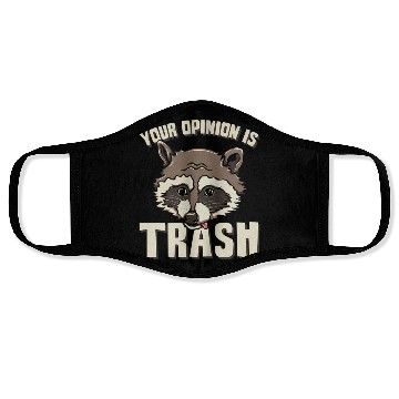 Discover Raccoon Trash Panda Meme Garbage Humor Face Masks