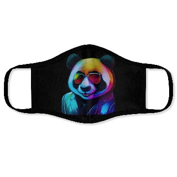 Discover Colorful and Cool: The Neon Panda Face Masks