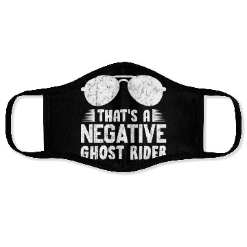 Discover That'S A Negative Ghost Rider Pun For Movie Face Masks