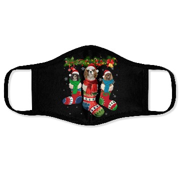 Discover Three Cavalier King Charles Spaniel In Sock Face Masks