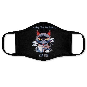 Discover Grumpy cat shut up Face Masks