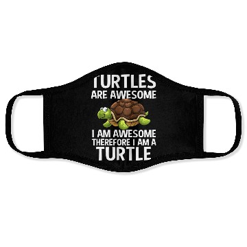 Discover Cool Sea Turtle Tortoise Lover Turtle Animal Face Masks