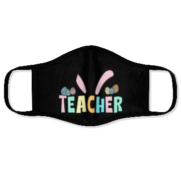Discover Cute Easter Hoppy Teacher Bunny Ears Face Masks