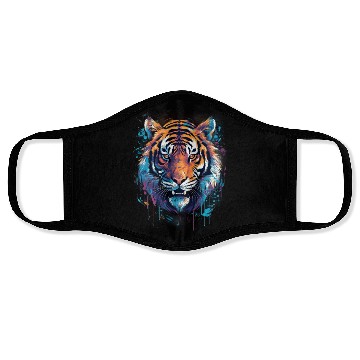 Discover Tiger Design for a Tiger lovers Face Masks
