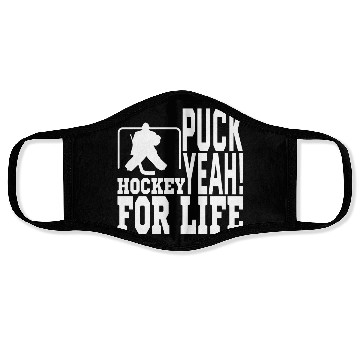 Discover Puck Yeah ! Hockey Forever Face Masks