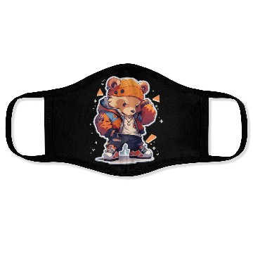 Discover Bear Bear Bear Baby Bear Hip Hop Face Masks