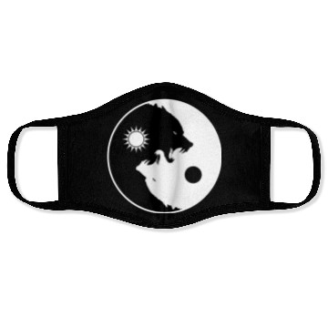 Discover Yin Yang Wolf Spirits Face Masks