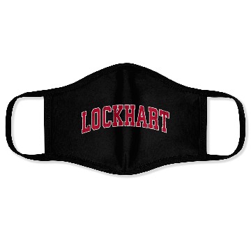 Discover Lockhart Texas Tx Sports Red Face Masks