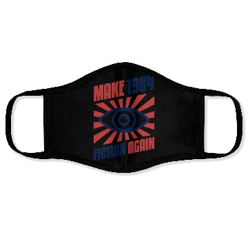 Discover Make 1984 Fiction Again Freedom Face Masks