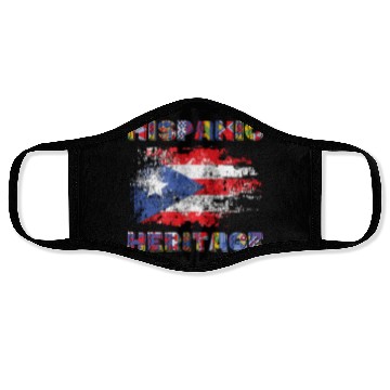 Discover Puerto Rico Hispanic Heritage Month Face Masks