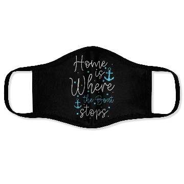 Discover Sailing Ocean Lake Face Masks