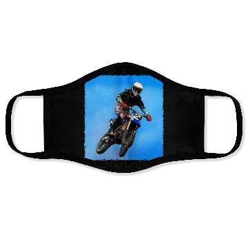 Discover motocross drawing Face Masks