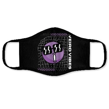 Discover Weird Vibes Only Face Masks