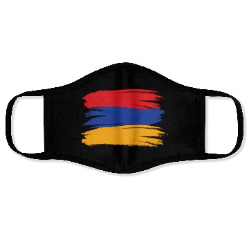 Discover Armenian Flag Print Armenia Face Masks