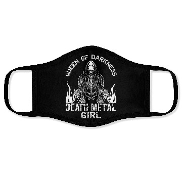 Discover Goth Rock Satan Girl Woman Festivals Death Metal Face Masks