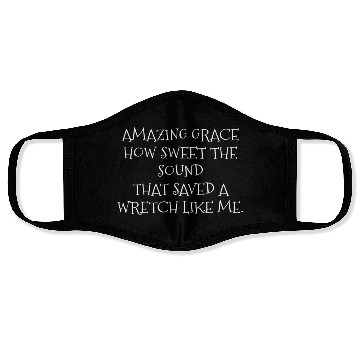 Discover Amazing Grace How Sweet The Sound Face Masks