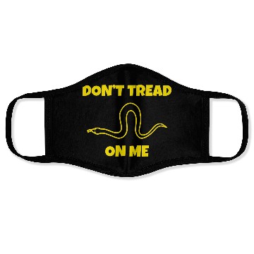 Discover Dont Tread On Me Line Snake Face Masks