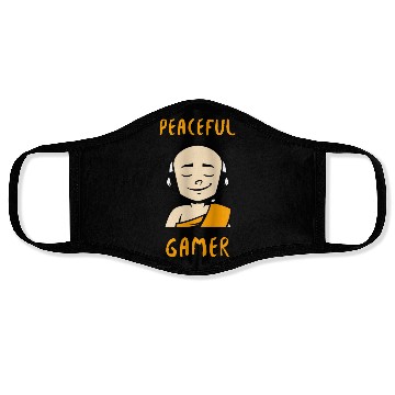 Discover Peaceful Gamer Monk Face Masks