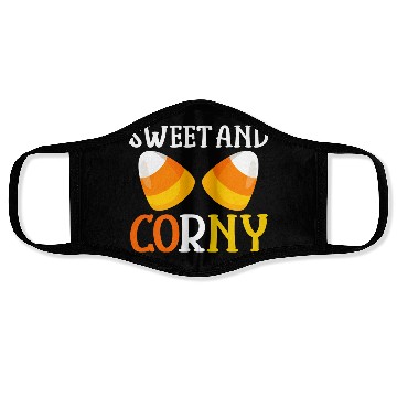 Discover Halloween Design Candy Corn Sweet And Corny Face Masks