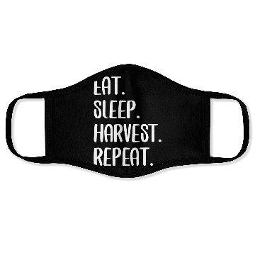 Discover Eat Sleep Harvest Rebeat Face Masks