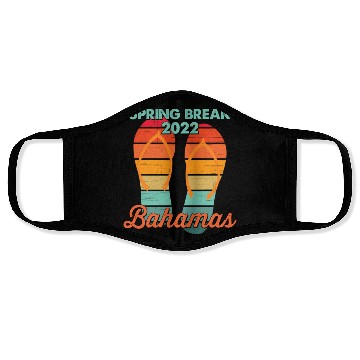 Discover Spring Break Bahamas Beach 2022 Flip Flops Face Masks