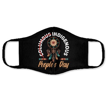 Discover Aboriginal Indians Indigenous Native American Day Face Masks